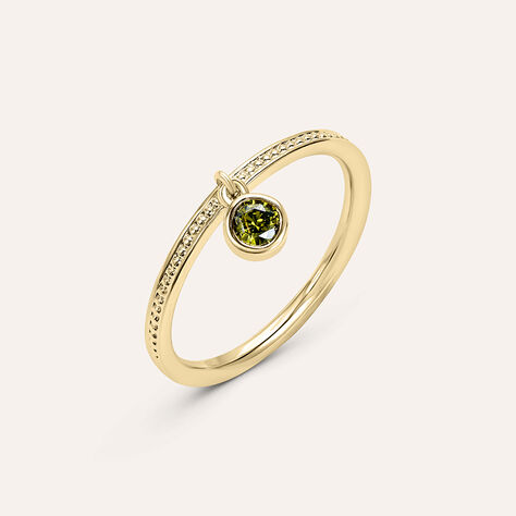 Anello Fantasia Golden Dream Placcato Oro Giallo Cristallo - Anelli con Pietre Donna | Stroili