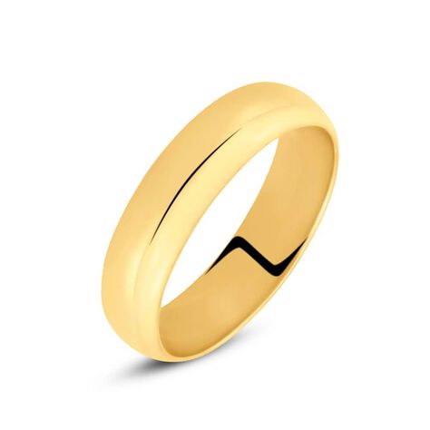 Fede Mantovana Leggera 6 mm Oro Giallo - Anelli con Incisione Unisex | Stroili