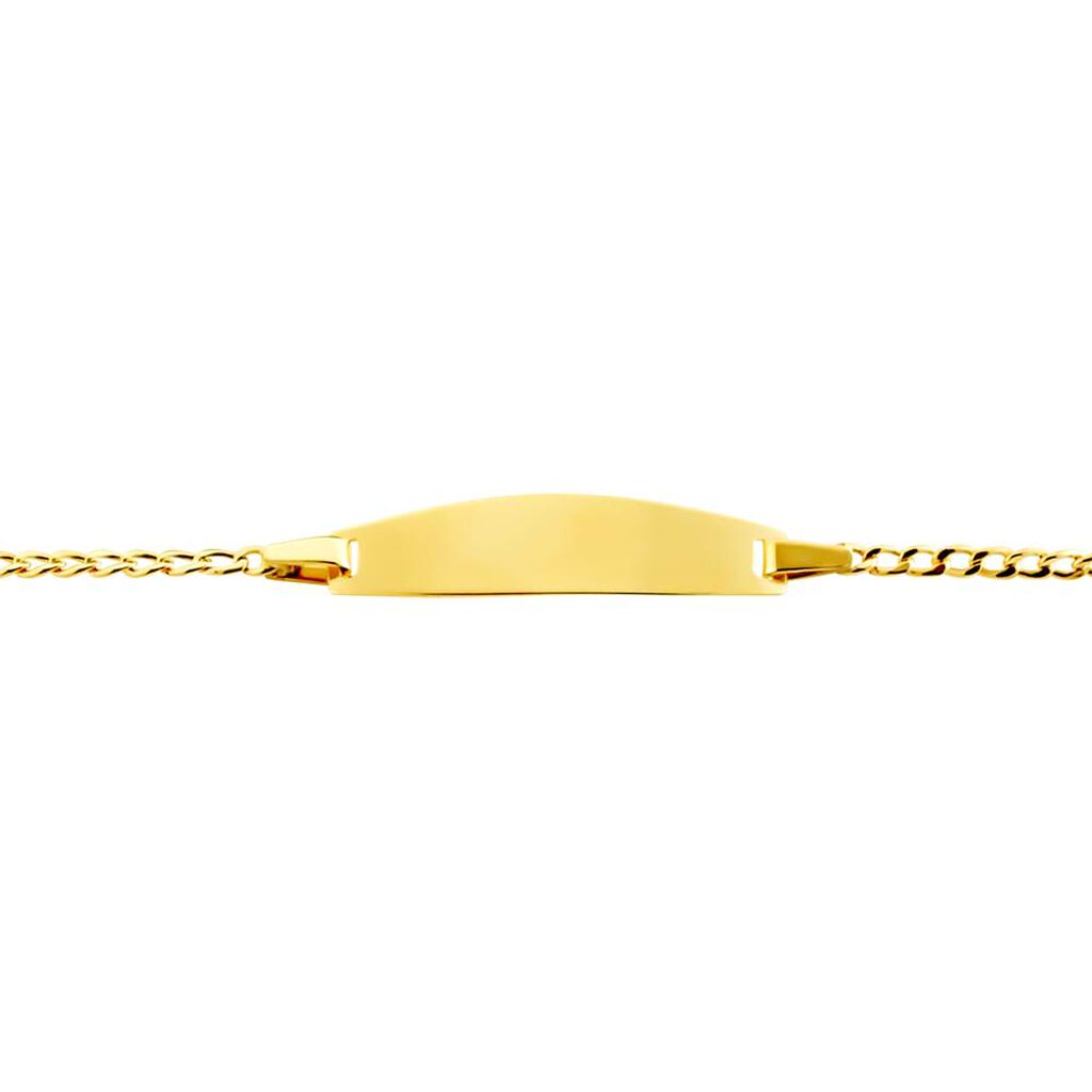 Bracciale Con Targhetta Holy Oro Giallo - Bracciali con Incisione Bambino | Stroili