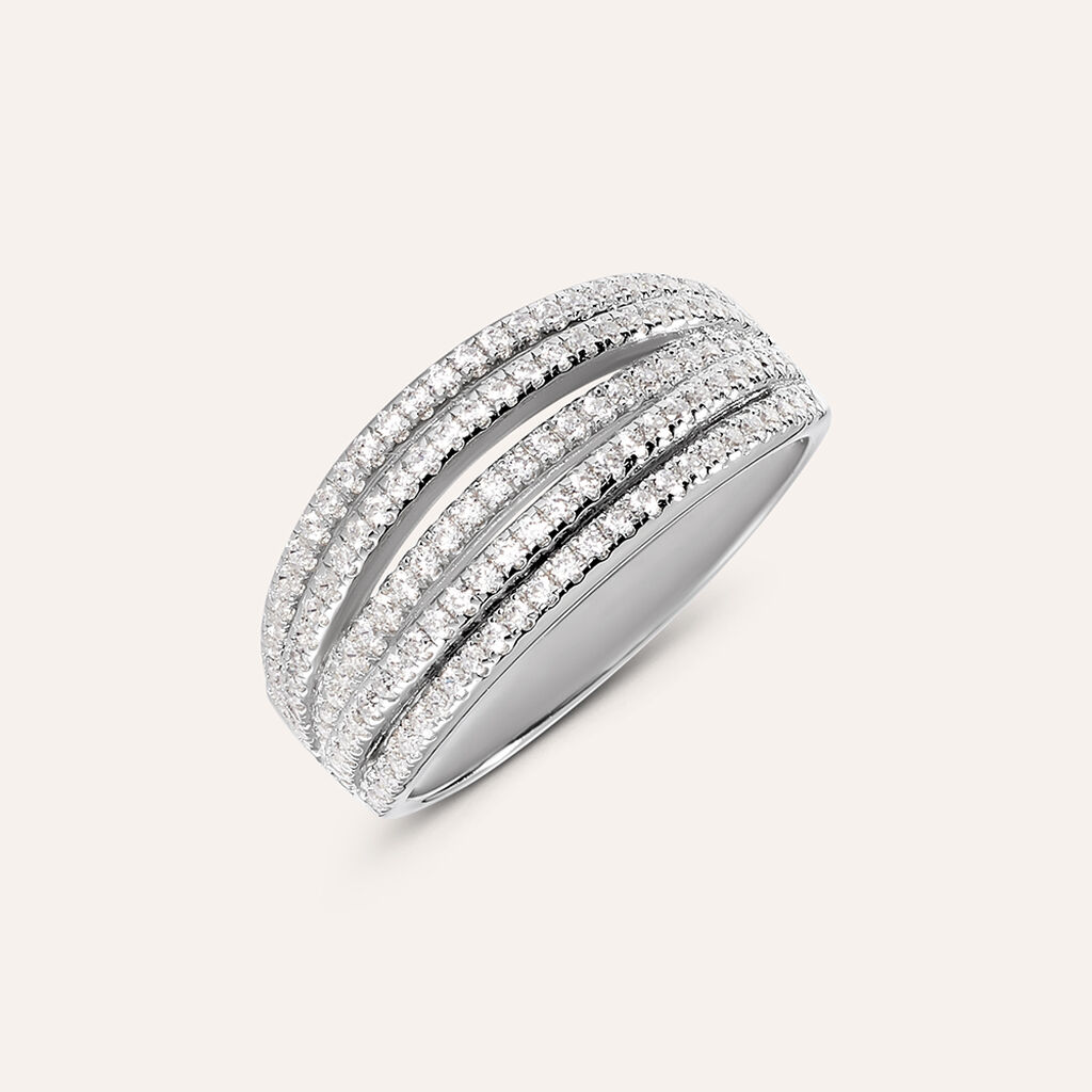 Anello Fantasia Silver Shine Argento Rodiato Cubic Zirconia