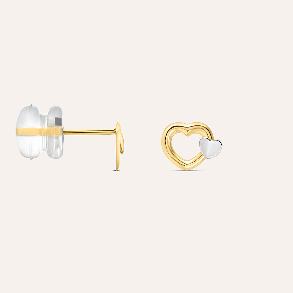 Orecchini Lobo Bon Ton Oro Bicolore - Orecchini a Lobo Donna | Stroili