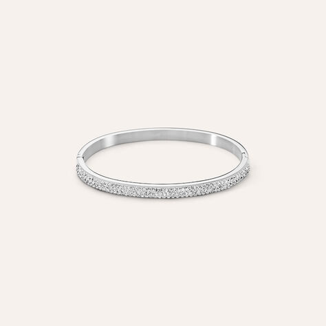 Bangle Lady Phantasya Acciaio Cristallo - Bracciali Rigidi Donna | Stroili