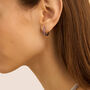 Orecchini A Cerchio Silver Rainbow Argento Rodiato Cubic Zirconia