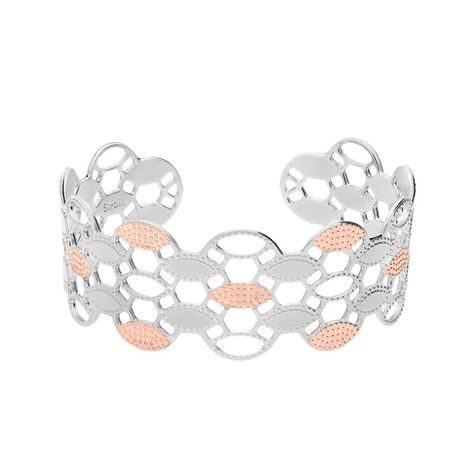 Bracciale rigido medium in bronzo rodiato arabeggiante - Bracciali Donna | Stroili