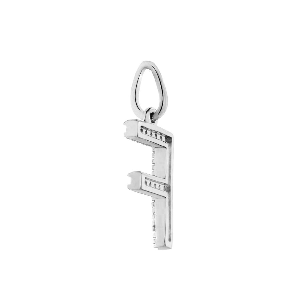 Pendente Poème Oro Bianco Cubic Zirconia - Ciondoli Donna | Stroili