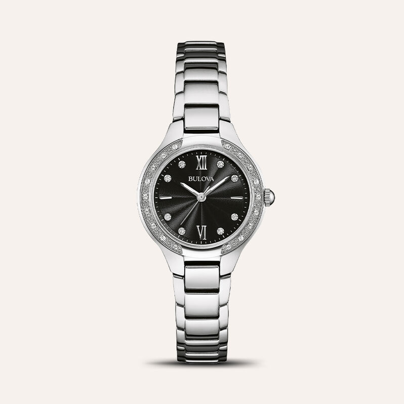 Orologio Al Quarzo Bulova Classic Diamonds 96r207 - Orologi solo Tempo Donna | Stroili