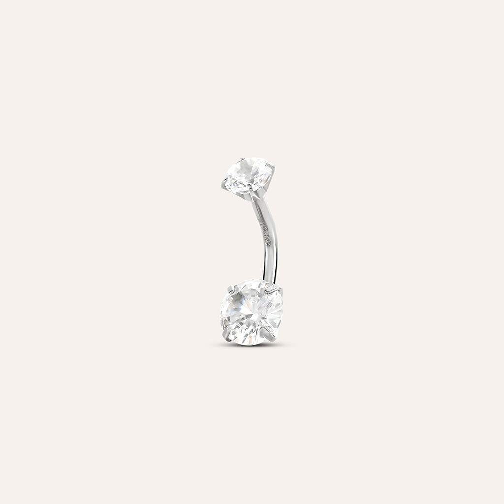Piercing Ombelico Lady Code Acciaio Cristallo - Gioielli Donna | Stroili