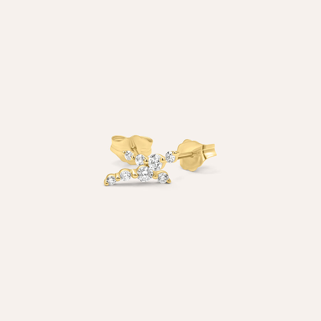 Orecchini Lobo Diamade Glam Oro Giallo Diamante Lab-Grown - Orecchini a Lobo Donna | Stroili