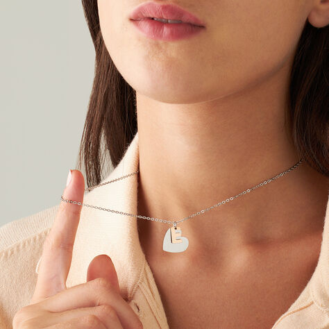 Collana Lady Chic Acciaio Bicolore Bianco / Rosa - Collane Donna | Stroili