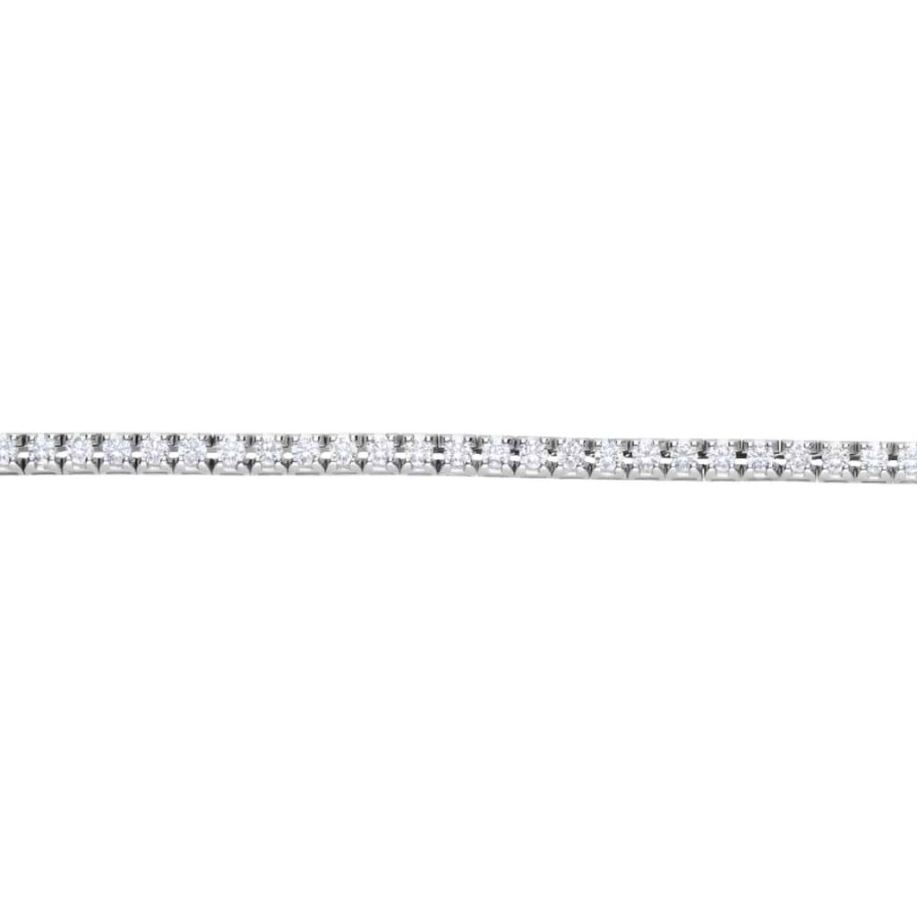 Tennis in oro bianco e diamanti 2.50 ct - Bracciali Donna | Stroili