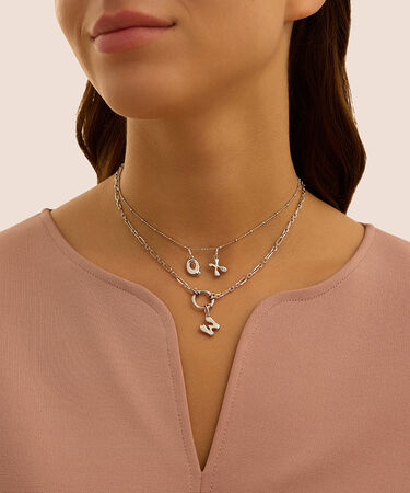 Pendente Love Beats Argento Rodiato