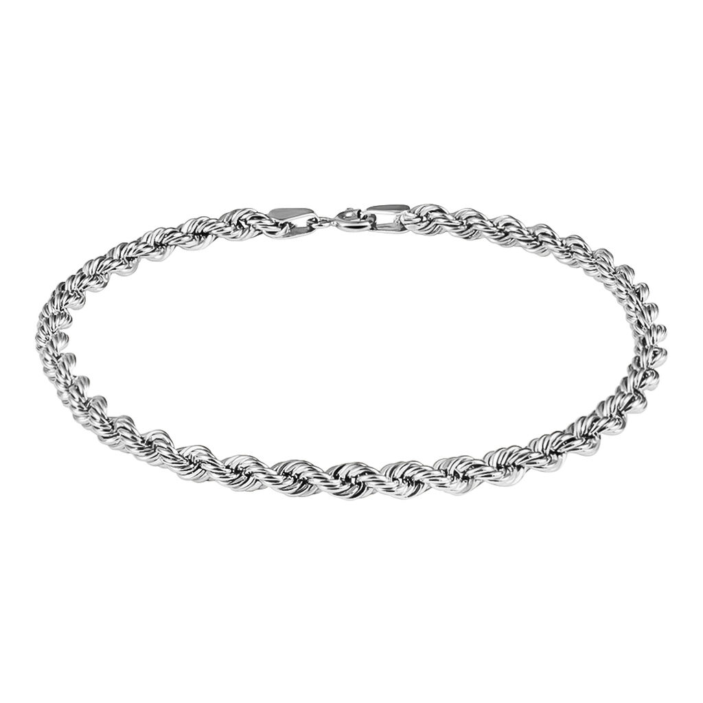 Bracciale Catena L'homme Or Oro Bianco - Bracciali Uomo | Stroili