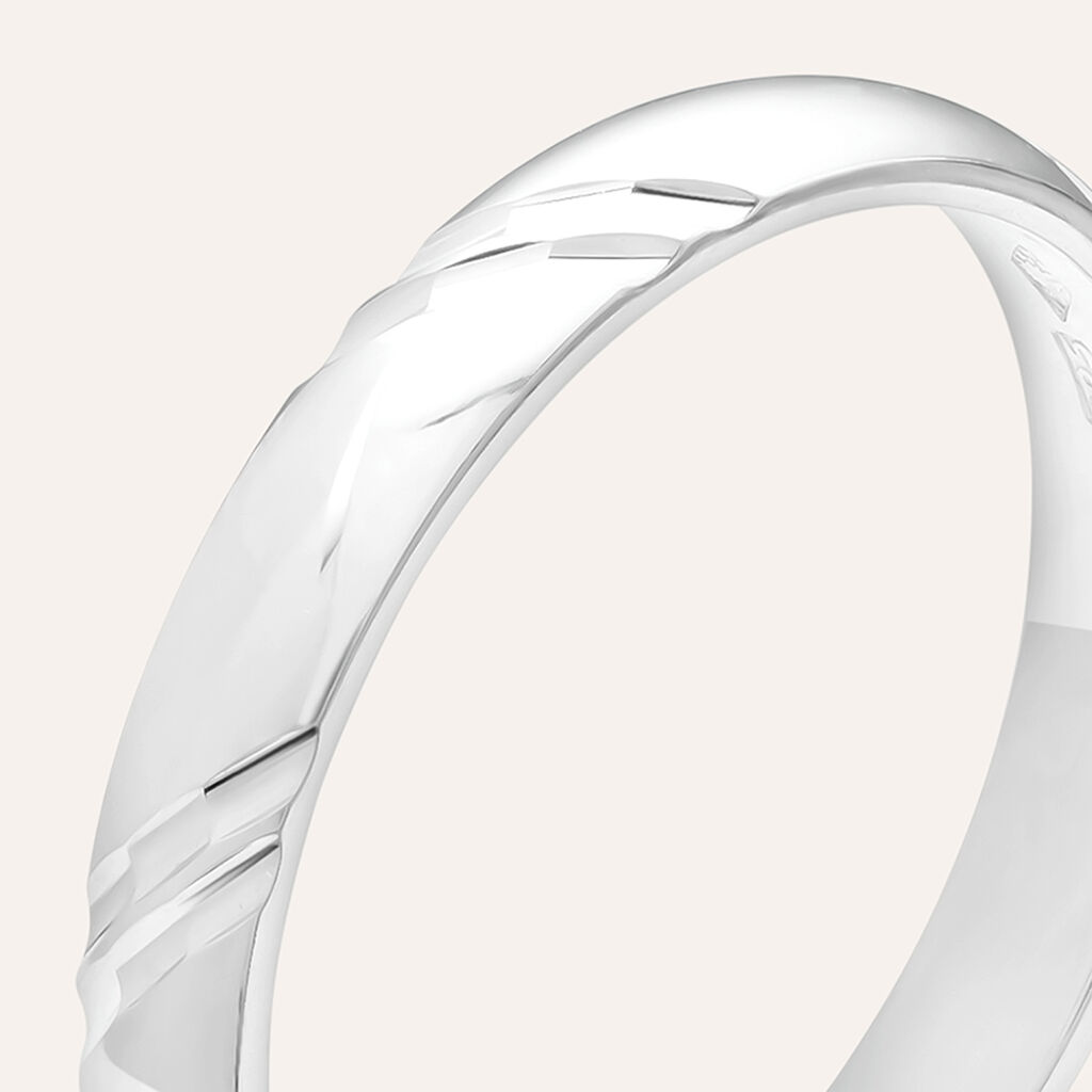 Fede Classica 3 mm Argento Rodiato - Fedi Uomo | Stroili