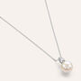 Collana Gold Pearls Oro Bianco Perla D'Acqua Dolce Diamante