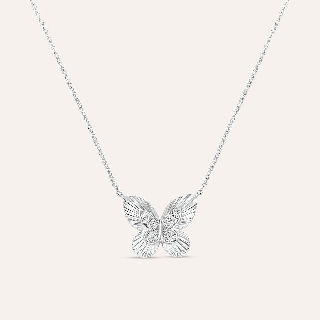 Collana Silver Moments Argento Rodiato Cubic Zirconia