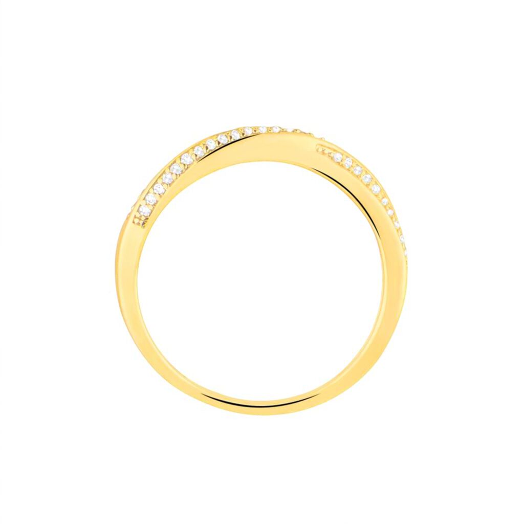 Anello Fascia Sophia Oro Giallo Diamante - Anelli con Pietre Donna | Stroili