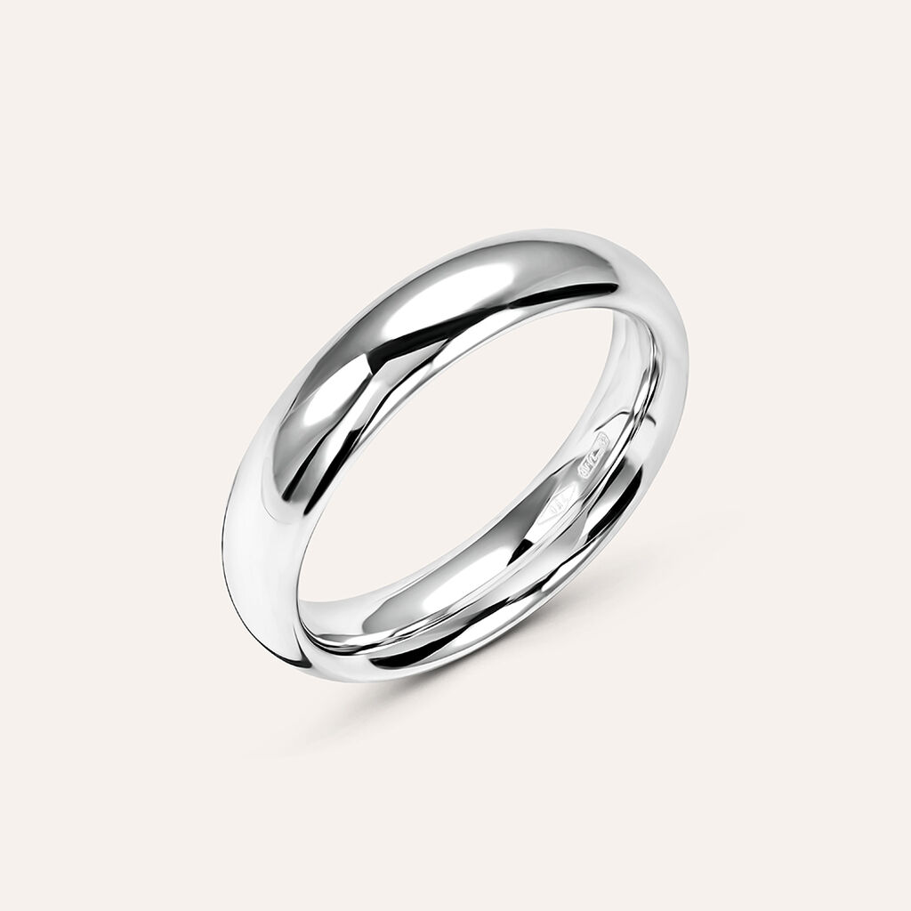 Fede Comoda Leggera 4.5 mm Oro Bianco