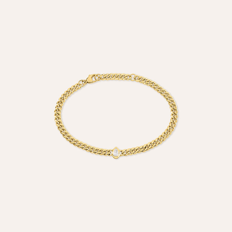 Bracciale Catena Diamade Glam Oro Giallo Diamante Lab-Grown - Bracciali Donna | Stroili