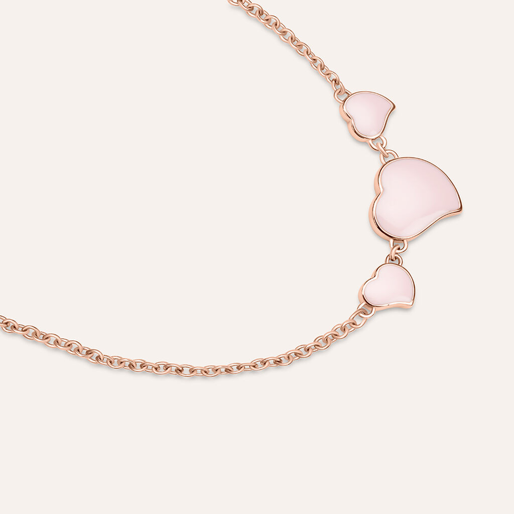 Bracciale Lady Sweet Acciaio Rosa - Bracciali Love Donna | Stroili