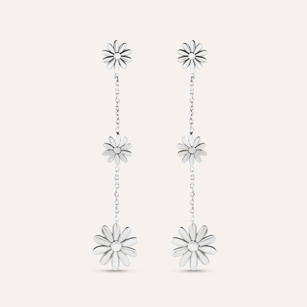 Orecchini Pendenti Silver Collection Argento Rodiato