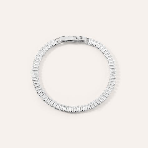 Bracciale Tennis Romantic Shine Metallo Cristallo - Bracciali Tennis Donna | Stroili