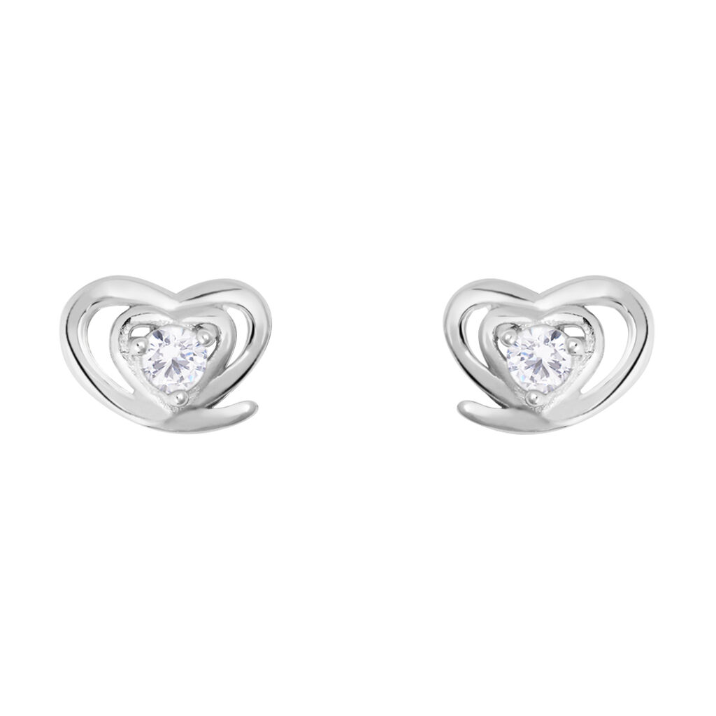 Orecchini Lobo Silver Elegance Argento Rodiato Cubic Zirconia - Orecchini a Lobo Donna | Stroili