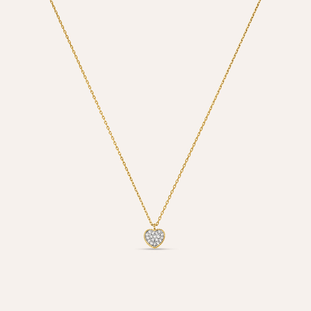 Collana Mon Petit Oro Giallo Diamante