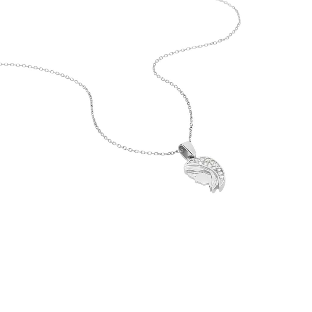 Pendente Holy Oro Bianco Cubic Zirconia - Ciondoli Donna | Stroili