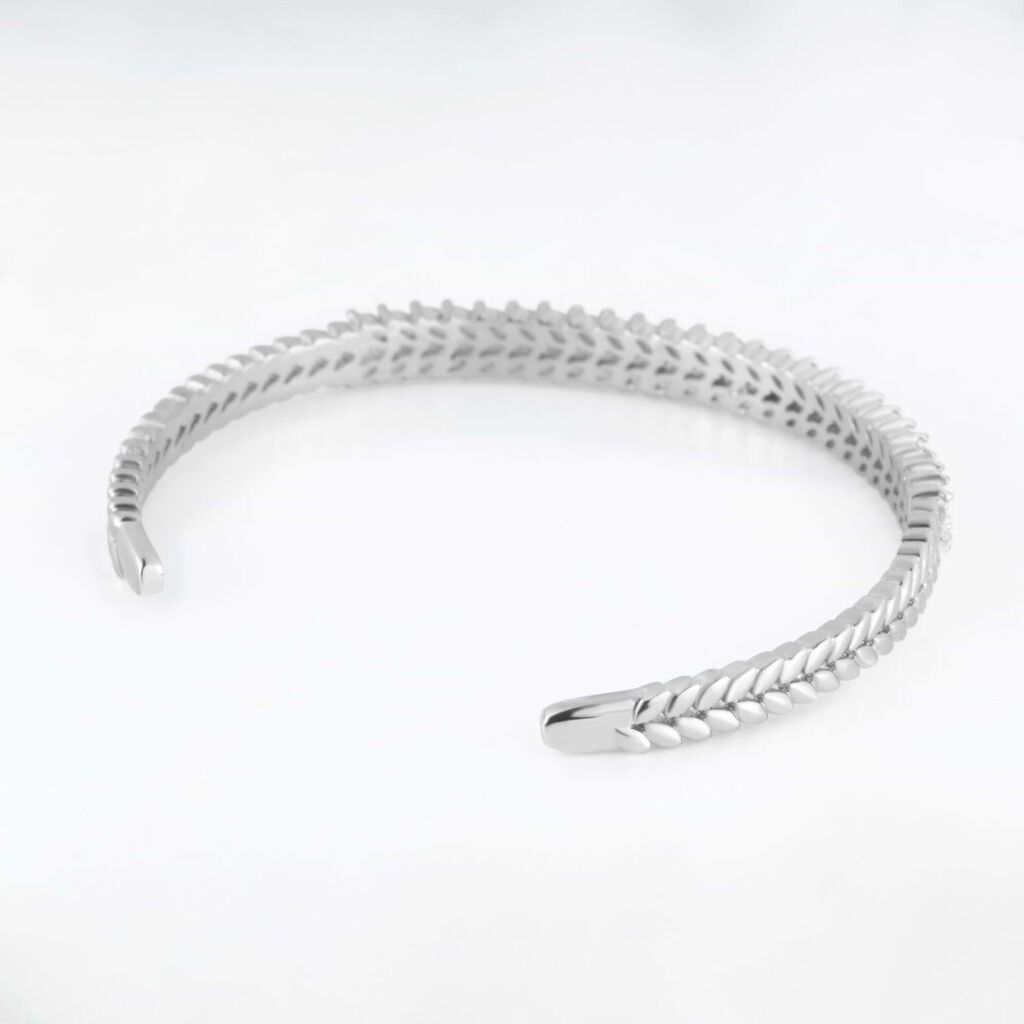 Bangle Romantic Shine Metallo Cristallo - Bracciali Rigidi Donna | Stroili