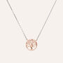 Collana Silver Moments Argento Bicolore Bianco / Rosa Cubic Zirconia