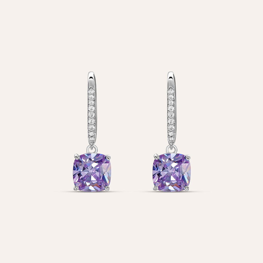 Orecchini Pendenti Silver Rainbow Argento Rodiato Cubic Zirconia - Orecchini Pendenti Donna | Stroili