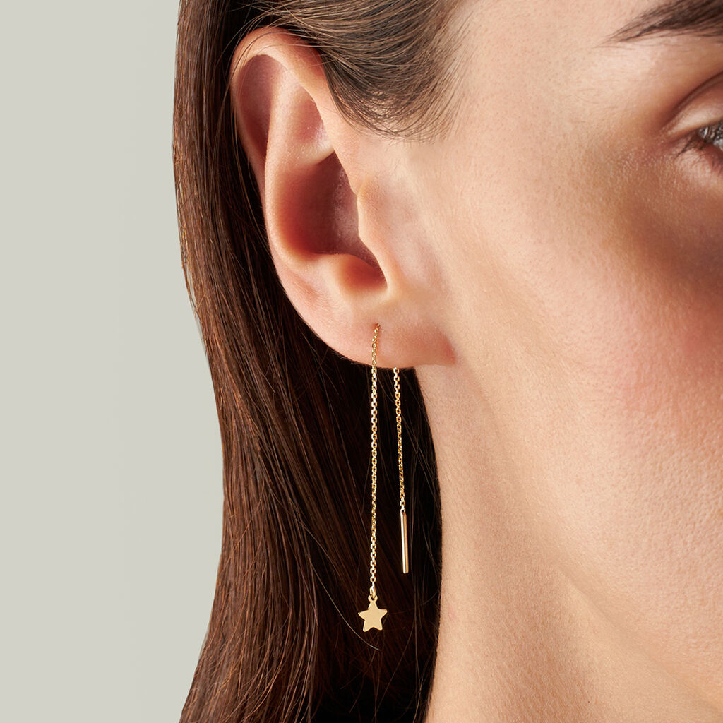 Mono Orecchino Pendente Beverly Oro Giallo - Mono Orecchino Donna | Stroili