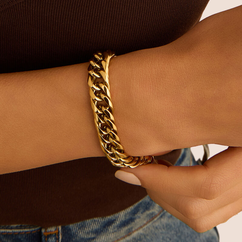 Bracciale Catena Radiance Acciaio Dorato - Bracciali Donna | Stroili