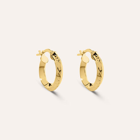Orecchini A Cerchio Toujours Oro Giallo - Orecchini a Cerchio Donna | Stroili