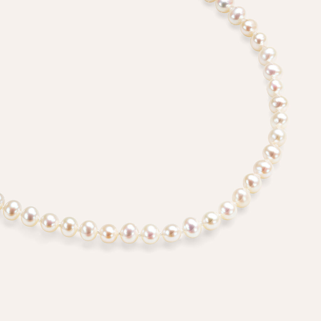 Bracciale Gabrielle Oro Bianco Perla D'Acqua Dolce