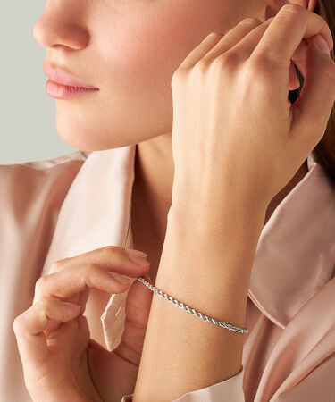Bracciale Catena Colette Oro Bianco
