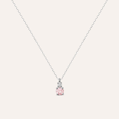 Collana Doppio Punto Luce Diamade Oro Bianco Diamante Lab-Grown - Collane Punto Luce Donna | Stroili