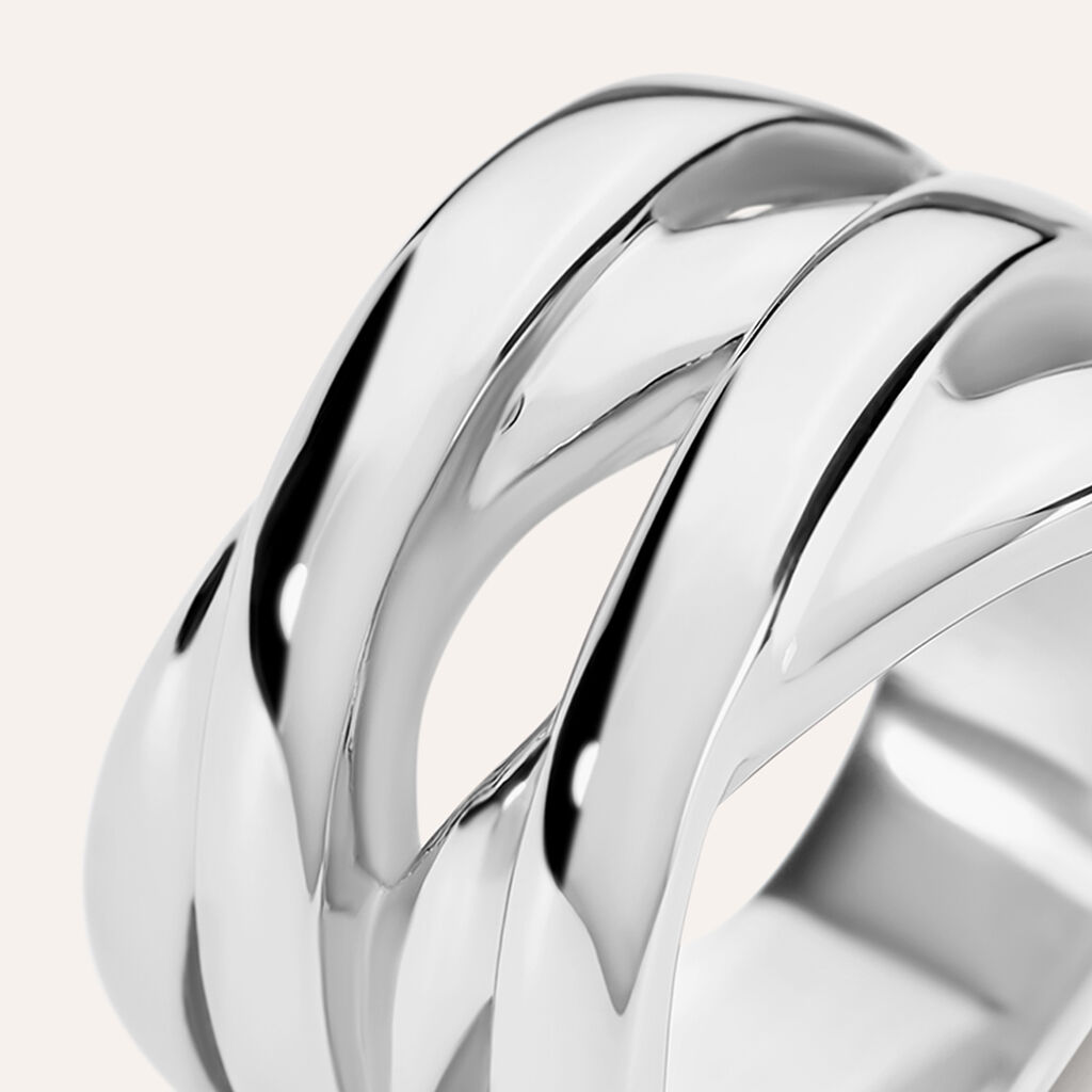 Anello Fascia Moonlight Acciaio