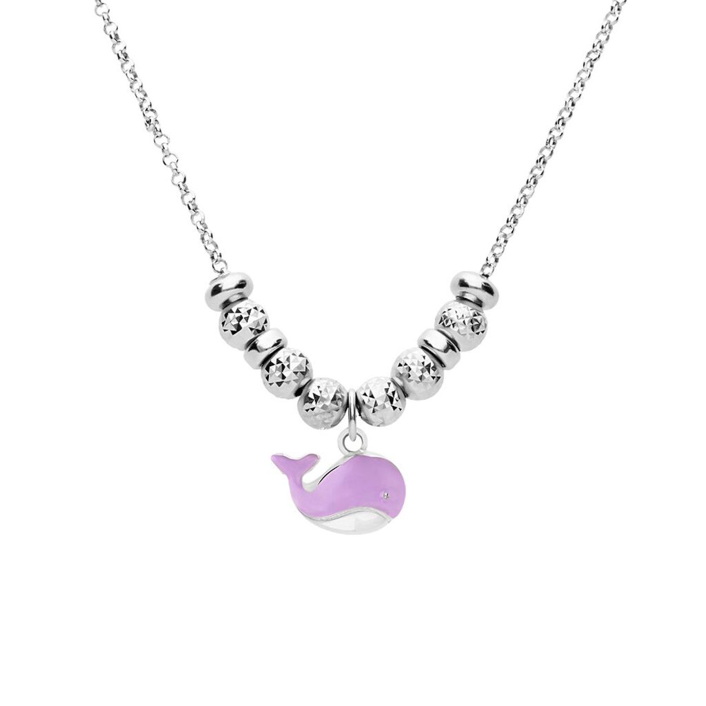 Charm in argento e smalto balena - Charms Donna | Stroili