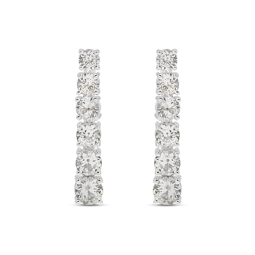 Orecchini Pendenti Tennis Silver Elegance Argento Rodiato Cubic Zirconia - Orecchini Pendenti Donna | Stroili