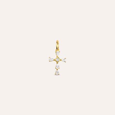 Pendente Love Beats Argento Dorato Cubic Zirconia - Ciondoli Unisex | Stroili