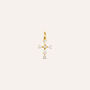 Pendente Love Beats Argento Dorato Cubic Zirconia