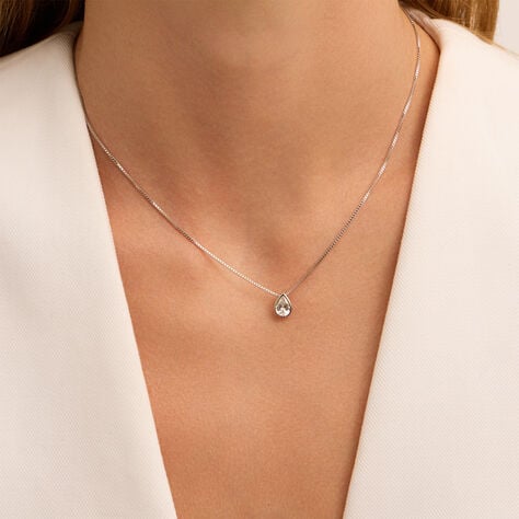Collana Silver Elegance Argento Rodiato Cubic Zirconia - Collane Donna | Stroili