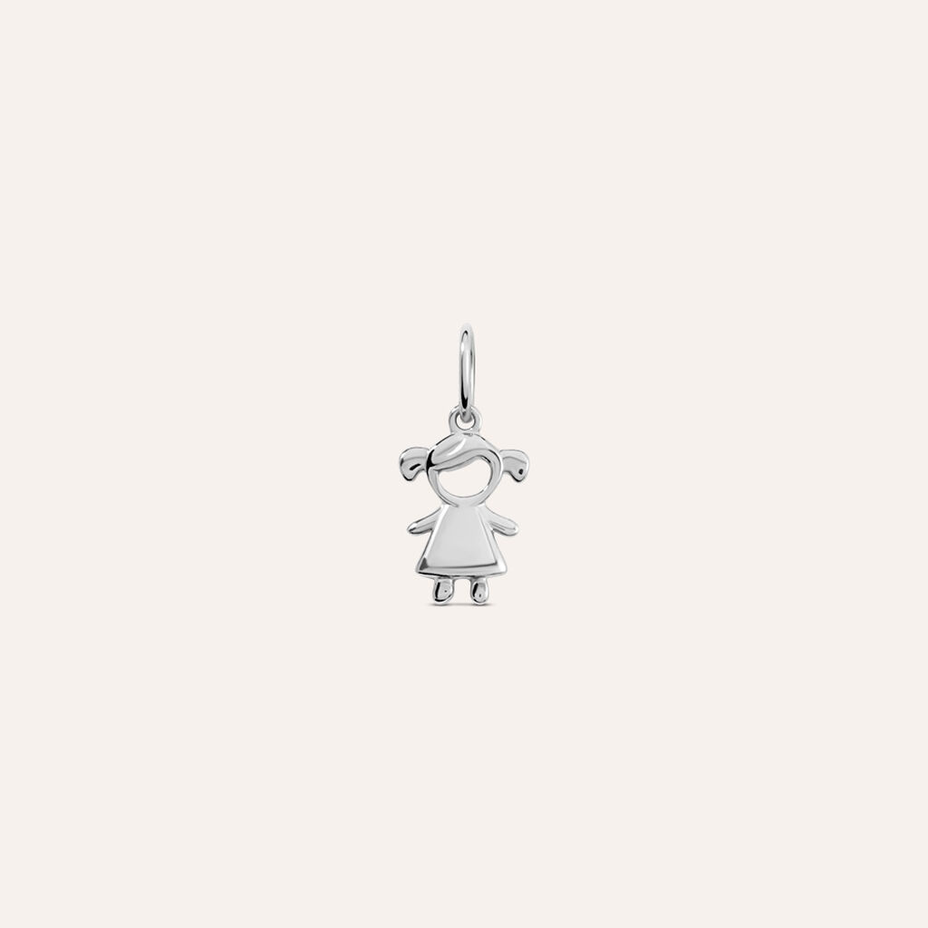 Pendente Love Beats Argento Rodiato
