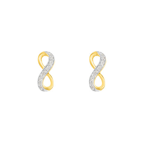 Orecchini Lobo Sophia Oro Giallo Diamante - Orecchini a Lobo Donna | Stroili