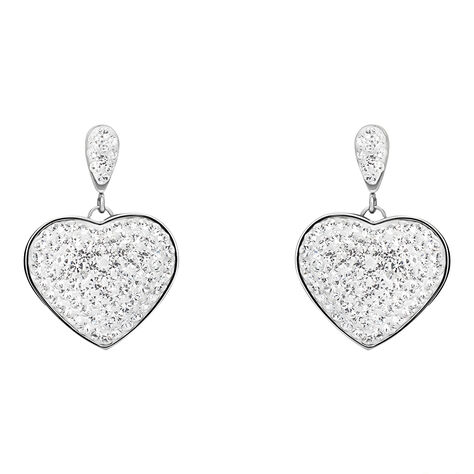 Orecchini Pendenti Aura Acciaio Cristallo - Orecchini Pendenti Donna | Stroili