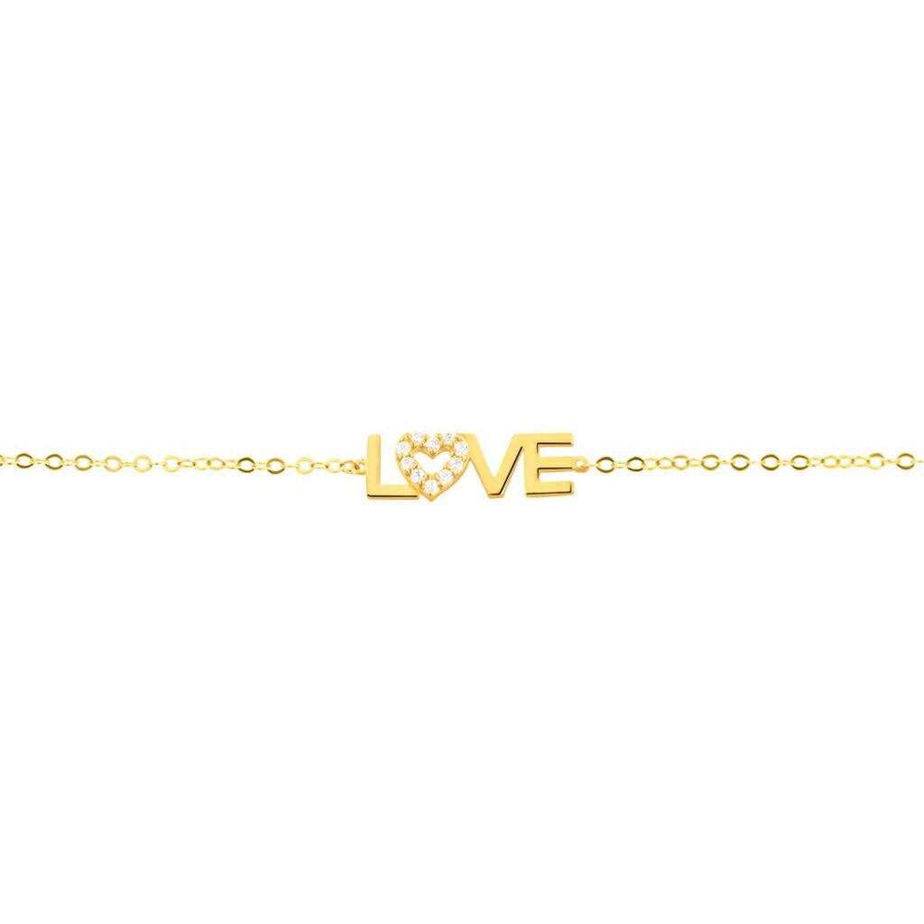 Bracciale Claire Oro Giallo Cubic Zirconia - Bracciali Amicizia Donna | Stroili