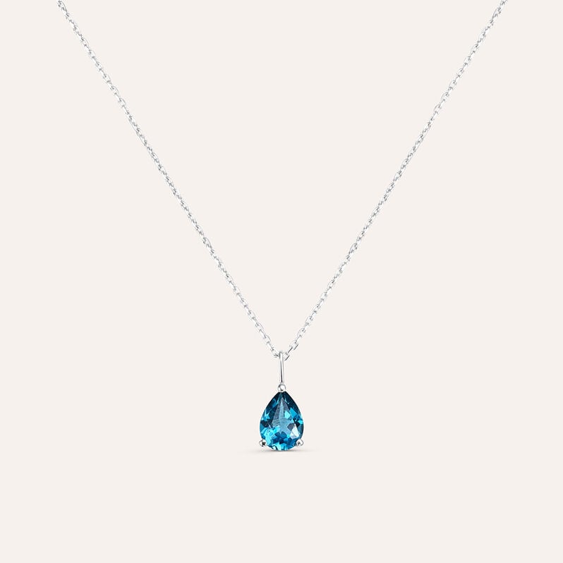 Collana Punto Luce Amélie Oro Bianco Topazio - Collane Punto Luce Donna | Stroili