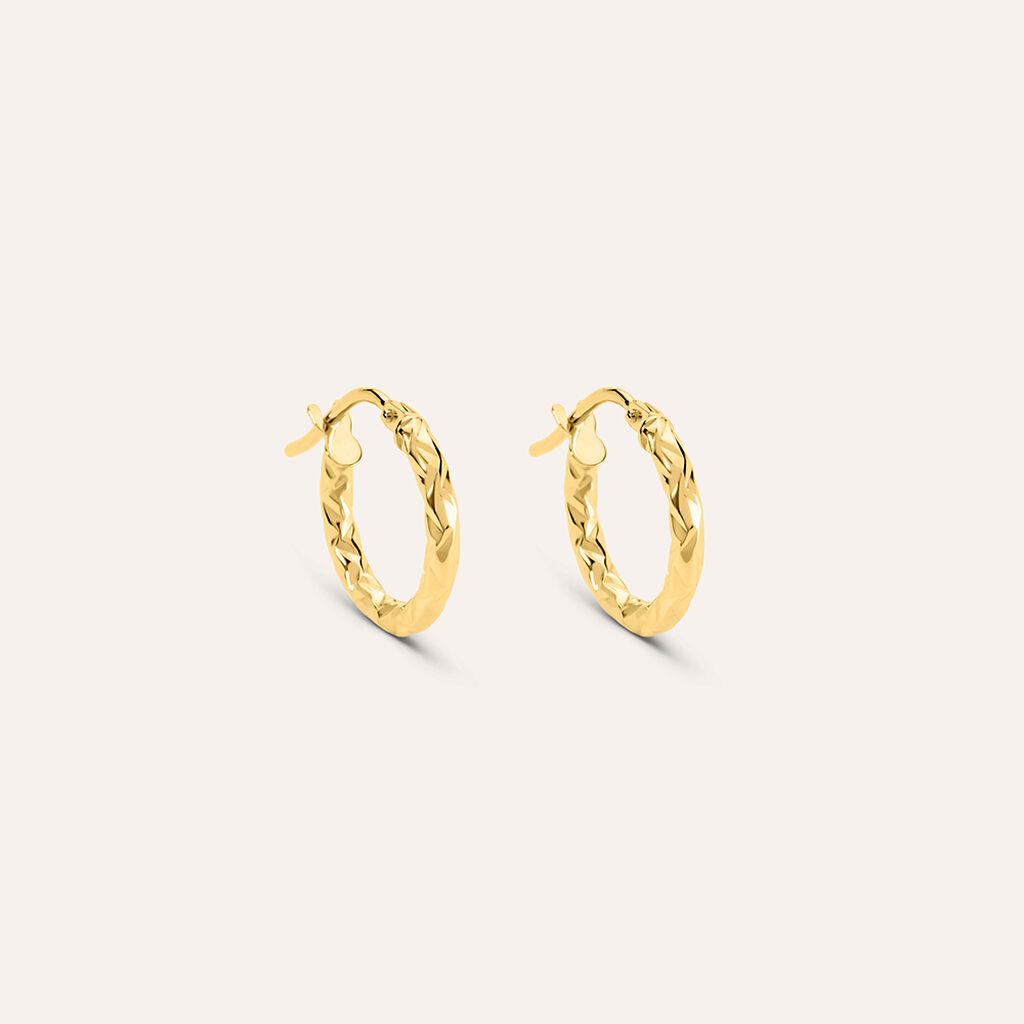 Orecchini A Cerchio Toujours Oro Giallo - Orecchini a Cerchio Donna | Stroili