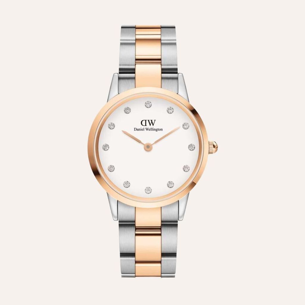 Orologio Al Quarzo Daniel Wellington Iconic Link Luminee Dw00100358